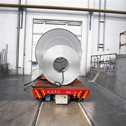 Coil Hantering Transfer Cart För Stål Coil Transport 10 Ton