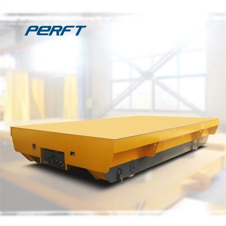 20 Ton Battery Rail Transfer Cart For Steel Structure Transport