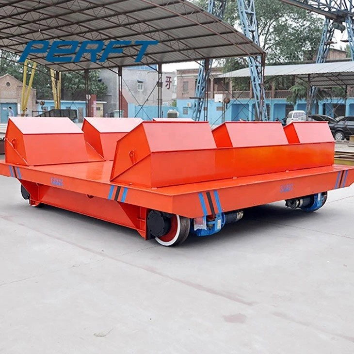 Battery Powered Transfer Cart For Steel Mill